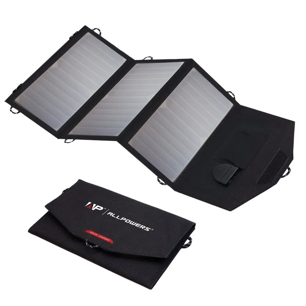 Foldable Solar Panel 5V/18V Highly Efficient Solar Battery Charger 21W