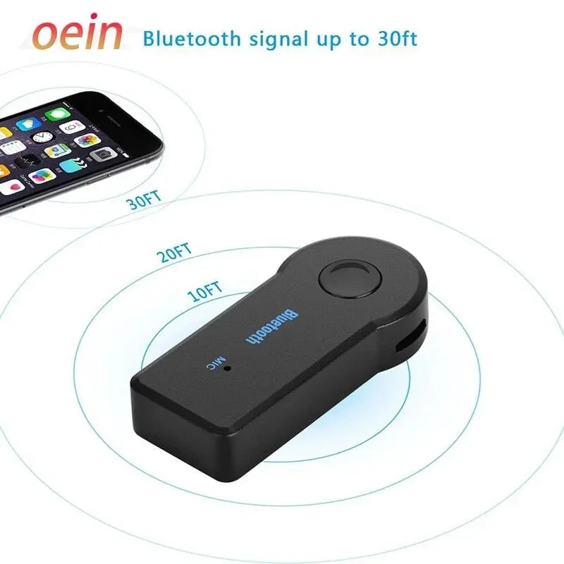 2-in-1 Wireless Bluetooth 5,0 Transmitter Adapter 3,5mm Auto über Aux Eingang