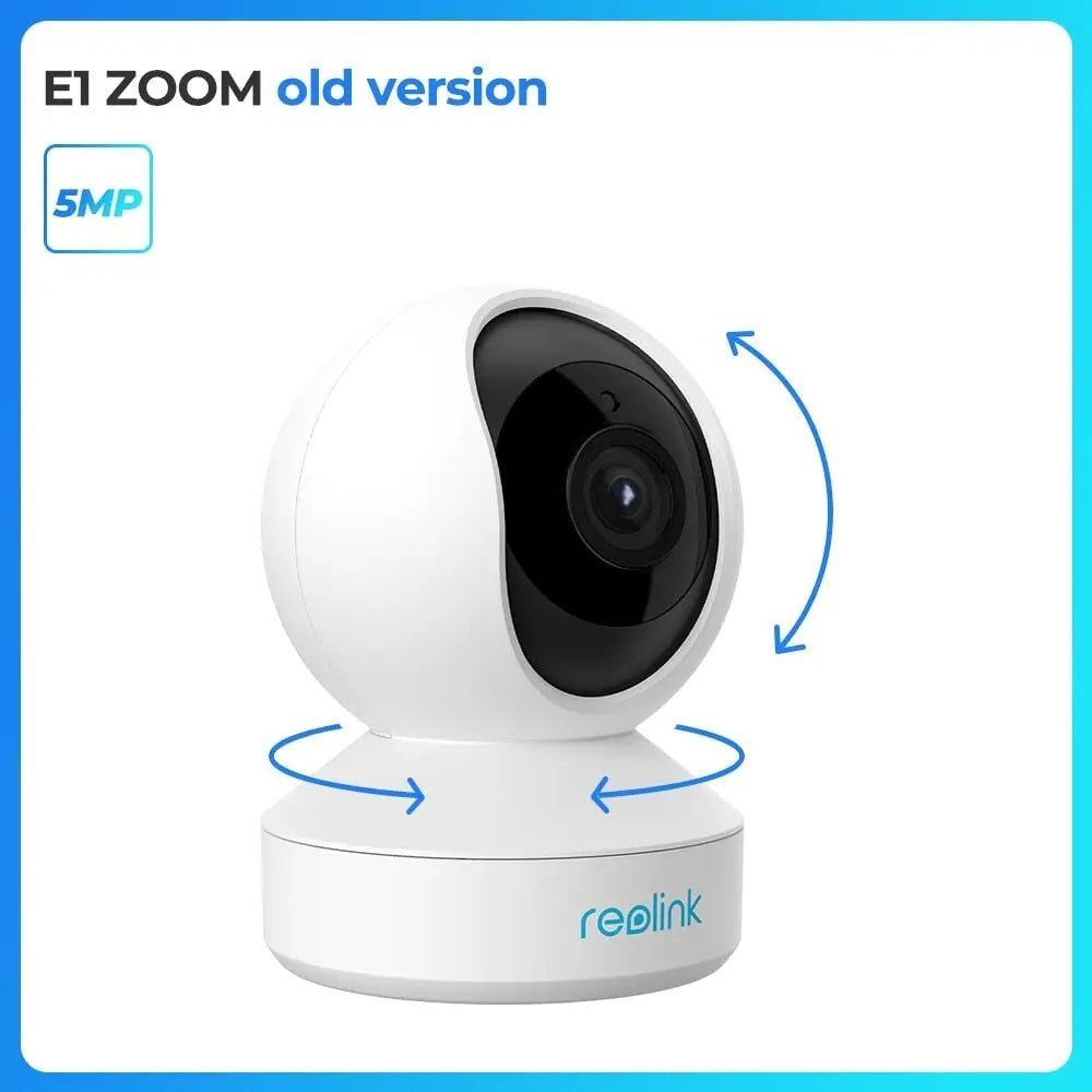 Reolink 5MP PTZ surveillance camera swiveling WLAN camera indoor, 355°/50° WiFi