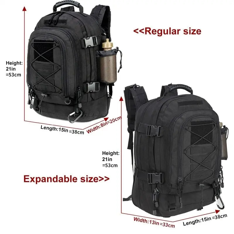 60L Tactical Backpack Outdoor Hiking Military Style