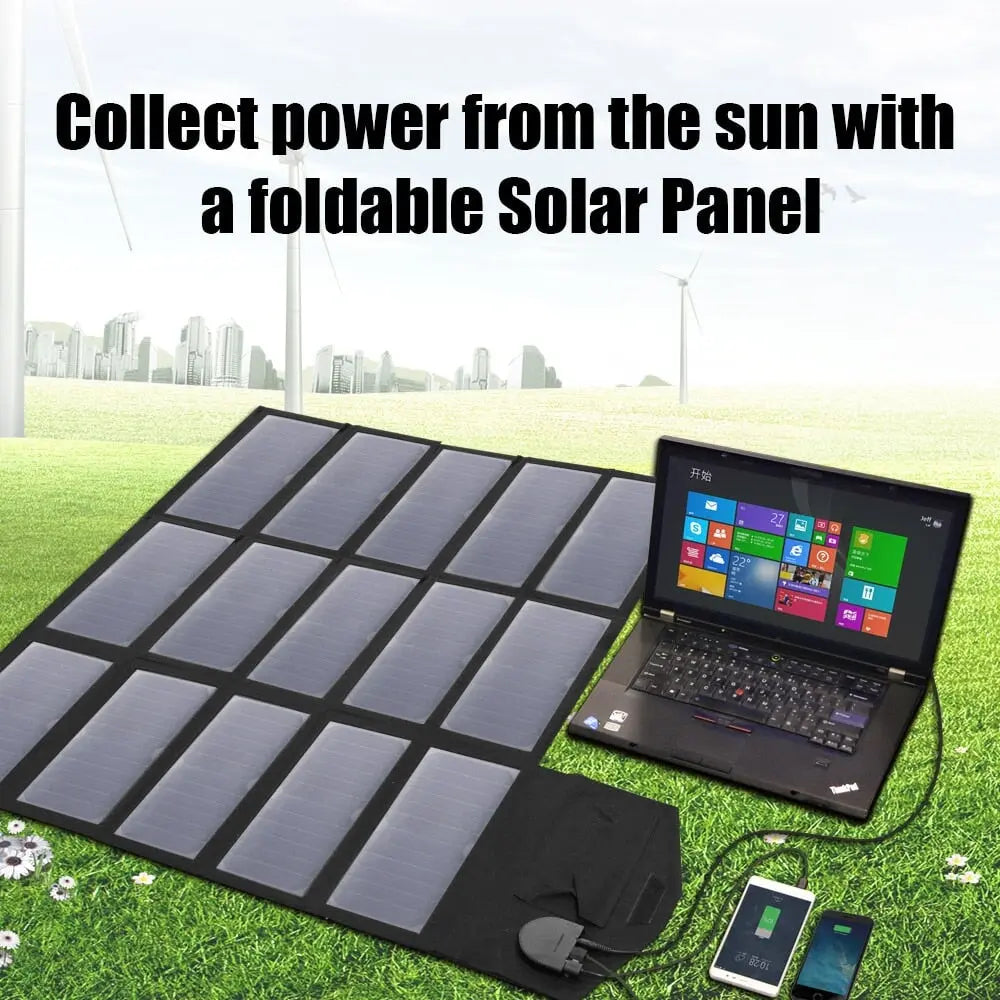 ALLPOWERS 100W 18V 12V Portable Solar Panel Foldable Battery Charger