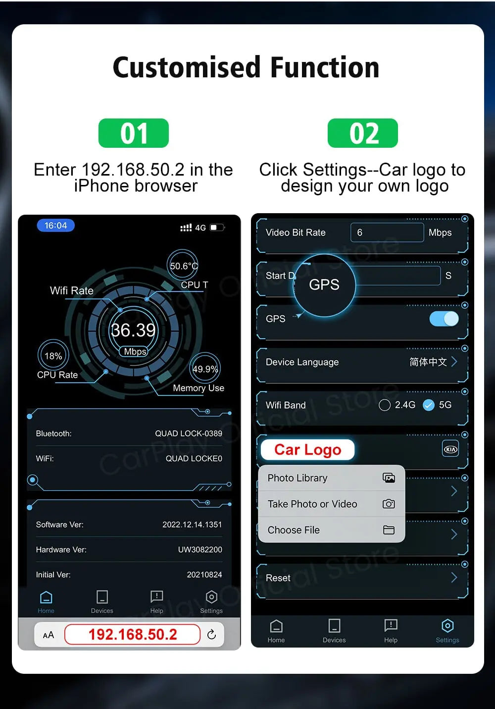 CarlinKit 4.0 Wireless CarPlay Wireless Android Auto Adapter automatic connection