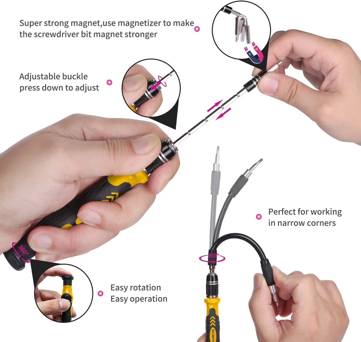 Computer Repair Kit, 122 in 1 Small Precision Screwdriver Set