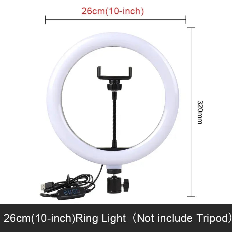 Das Vielseitige 26 cm Ringlicht für Perfekte Beleuchtung: Illuminieren Sie Ihre Kreativität