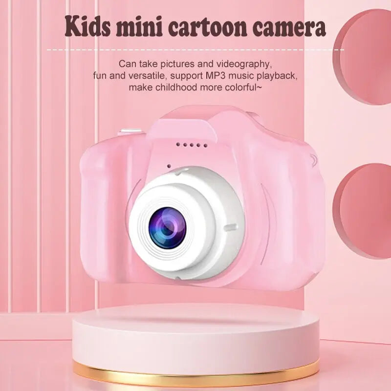 A digital camera for children with four-axis function (photos, videos, music and games)