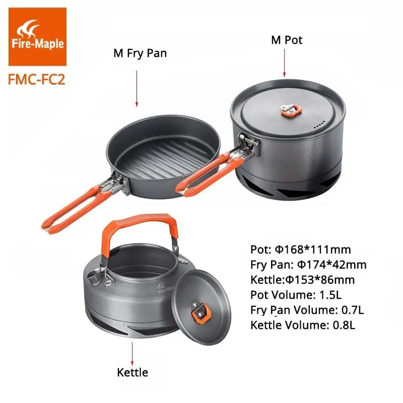 Fire Maple Camping Cookware Hiking Cooking Picnic Set