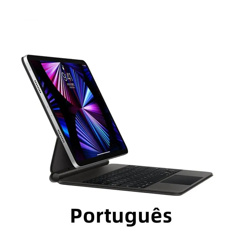 Für Apple Magie Tastatur für iPad Pro 11 - iPad pro 12,9 - iPad 5 und 4 Magnetische Tastatur Hülle