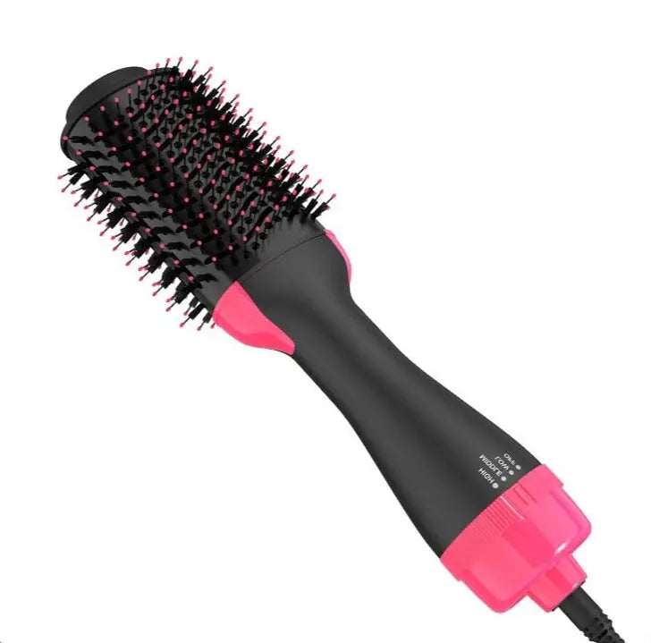 LISAPRO Hot Air Brush 4in1 Hair Dryer Straightener Curler Styler Comb Volumizer