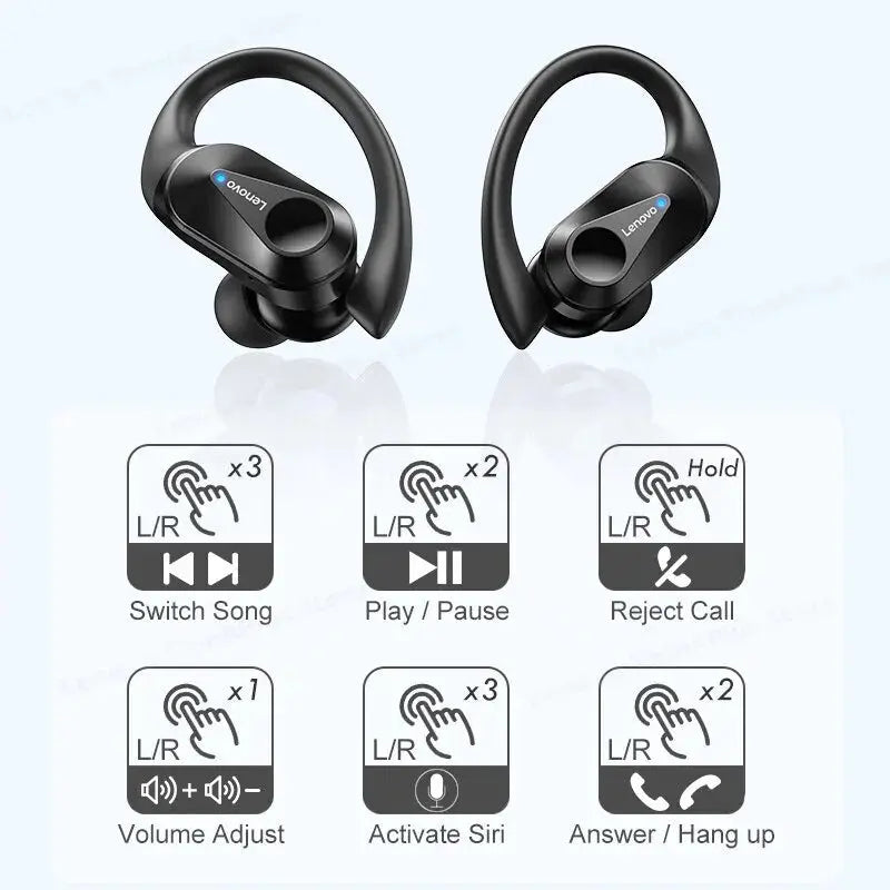 Lenovo LP75 TWS Bluetooth 5.3 Earphones Kabellos für Musik und Sport für ein unvergleichlichen Klang - Raffiniertedinge