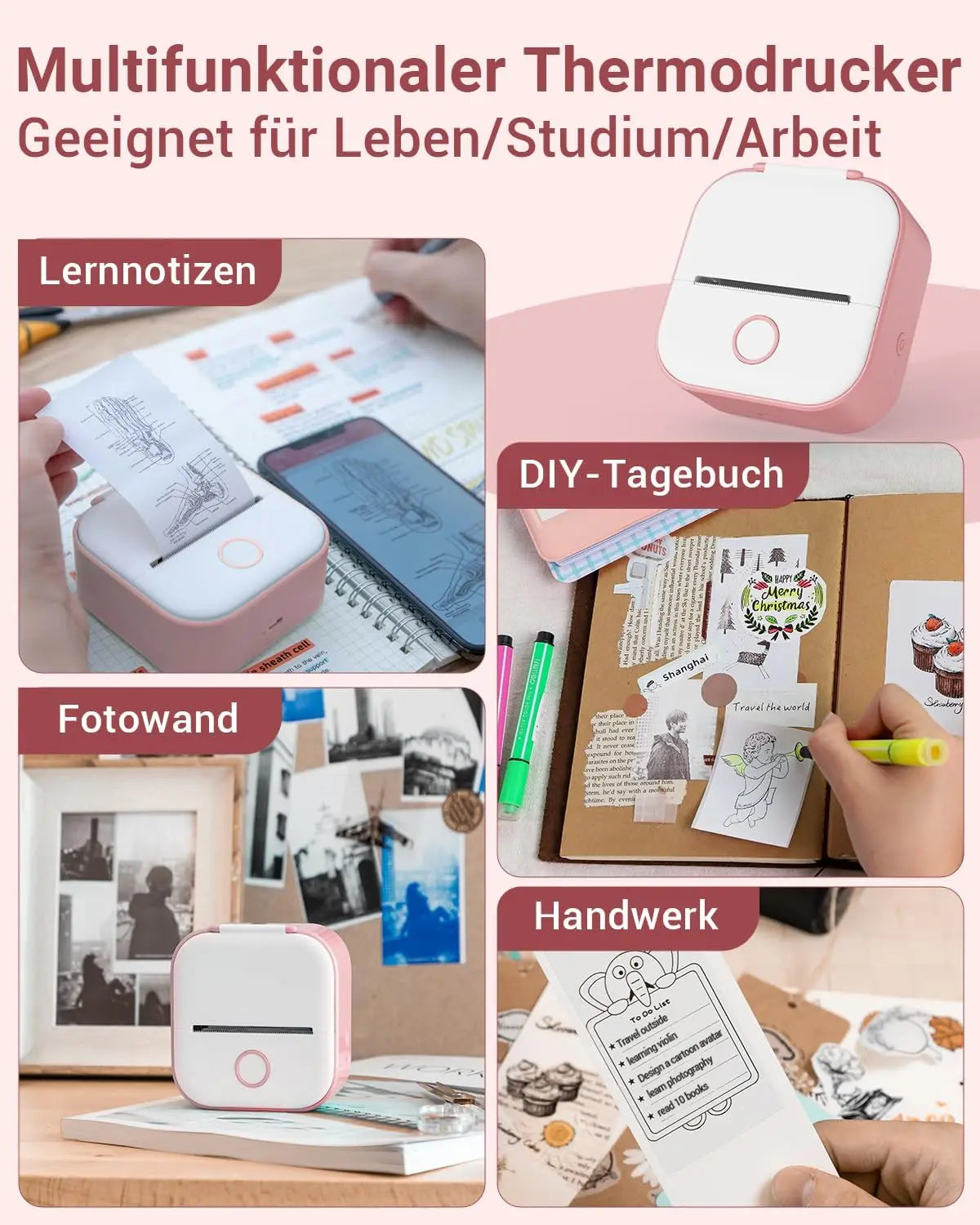 Phomemo T02 Mini Sticker Fotodrucker: Deine Kreative Drucklösung - Raffiniertedinge