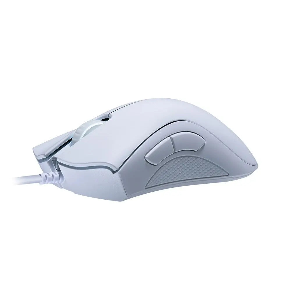 Razer DeathAdder Essential Gaming Mouse Optical Sensor with 6400 DPI 220IPS, White 