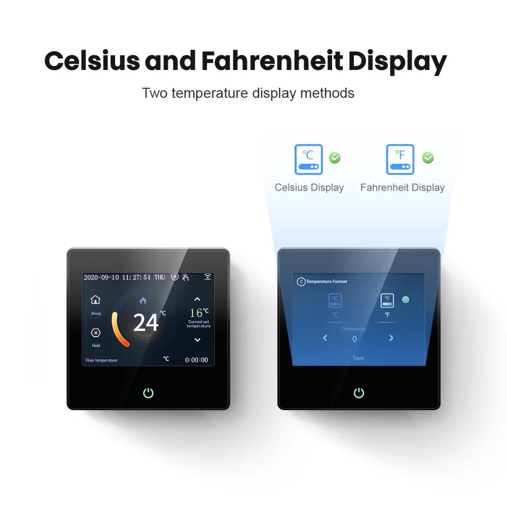 Intelligente Wärme, Smarter Komfort: Das Tuya WiFi Smart Thermostat - Dein Schlüssel zur effizienten Raumtemperaturregelung!