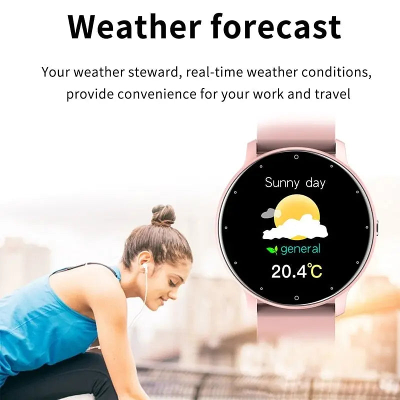 Smartwatch Watch Heart Rate Blood Pressure Multifunctional Sports Watch Men Women Waterproof