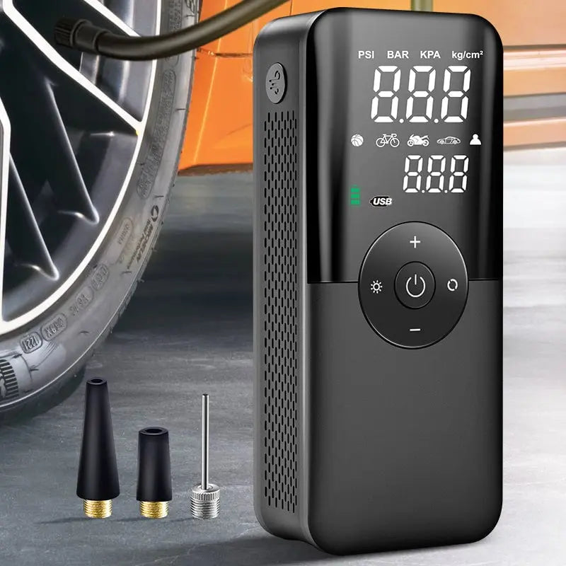 Portable Electric Air Pump Tire Ball USB Outdoor Emergency Air Compressor