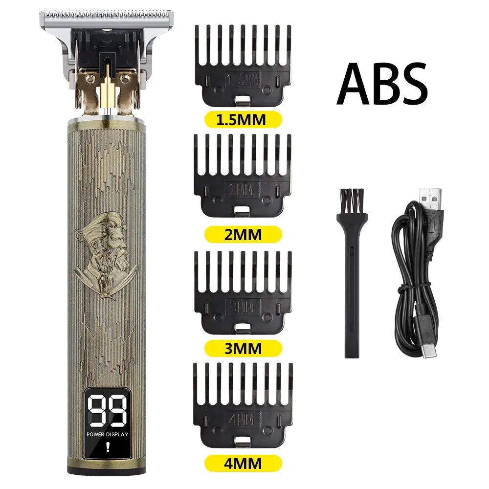 Vintage T9 USB Haarschneider - Professionelle Präzision für Meisterhaftes Styling