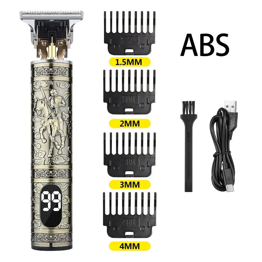 Vintage T9 USB Haarschneider - Professionelle Präzision für Meisterhaftes Styling