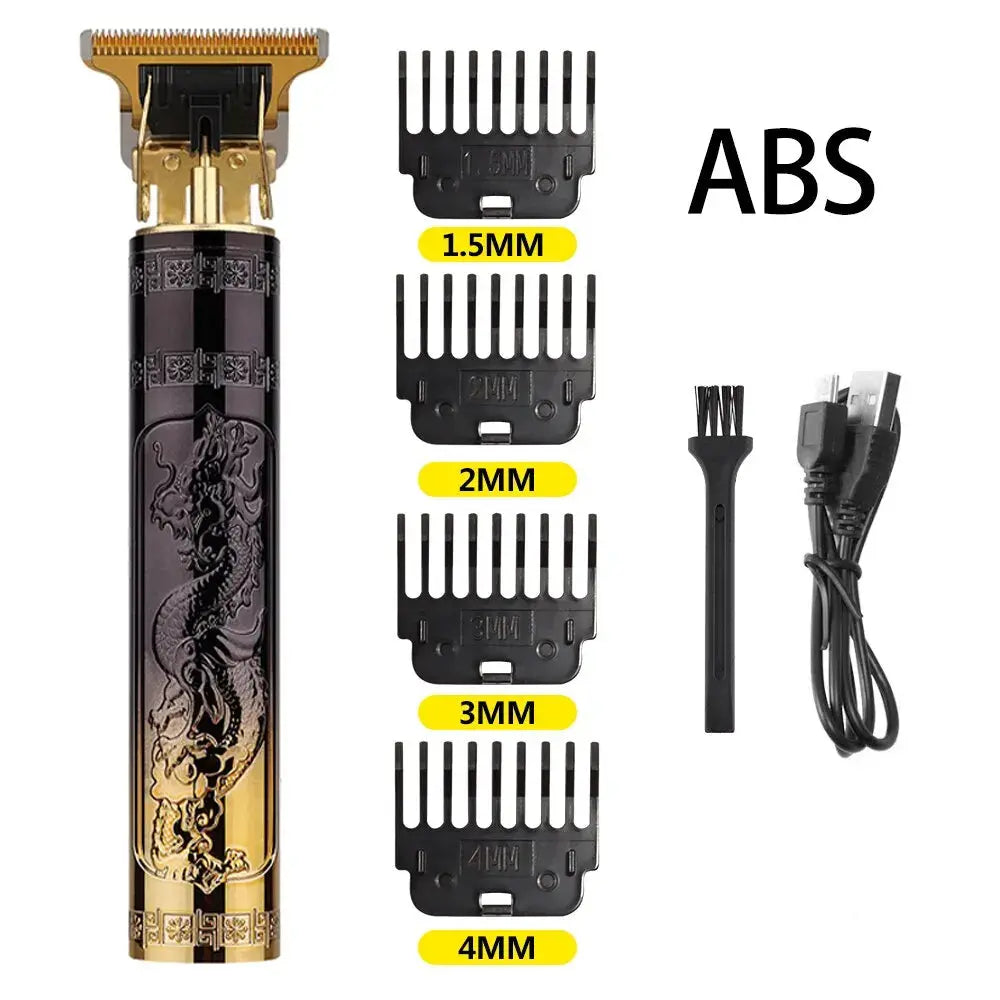 Vintage T9 USB Haarschneider - Professionelle Präzision für Meisterhaftes Styling