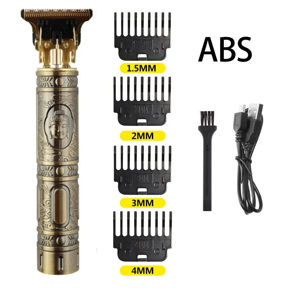 Vintage T9 USB Haarschneider - Professionelle Präzision für Meisterhaftes Styling