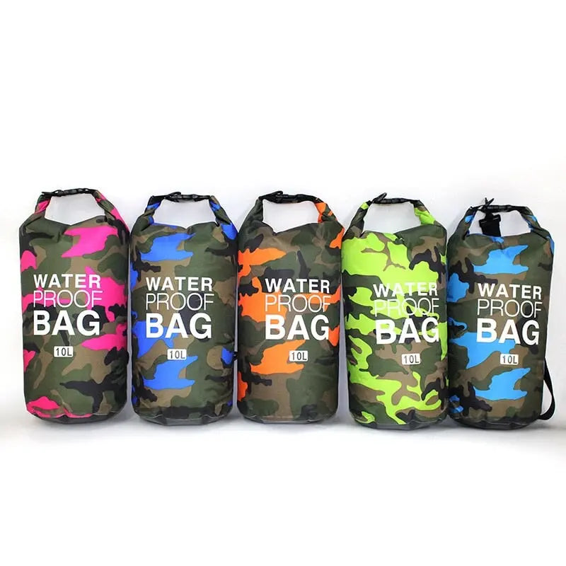 Wasserdichter Rucksack Beutel Camouflagefarben 5L 10L 15L 30L Rafting