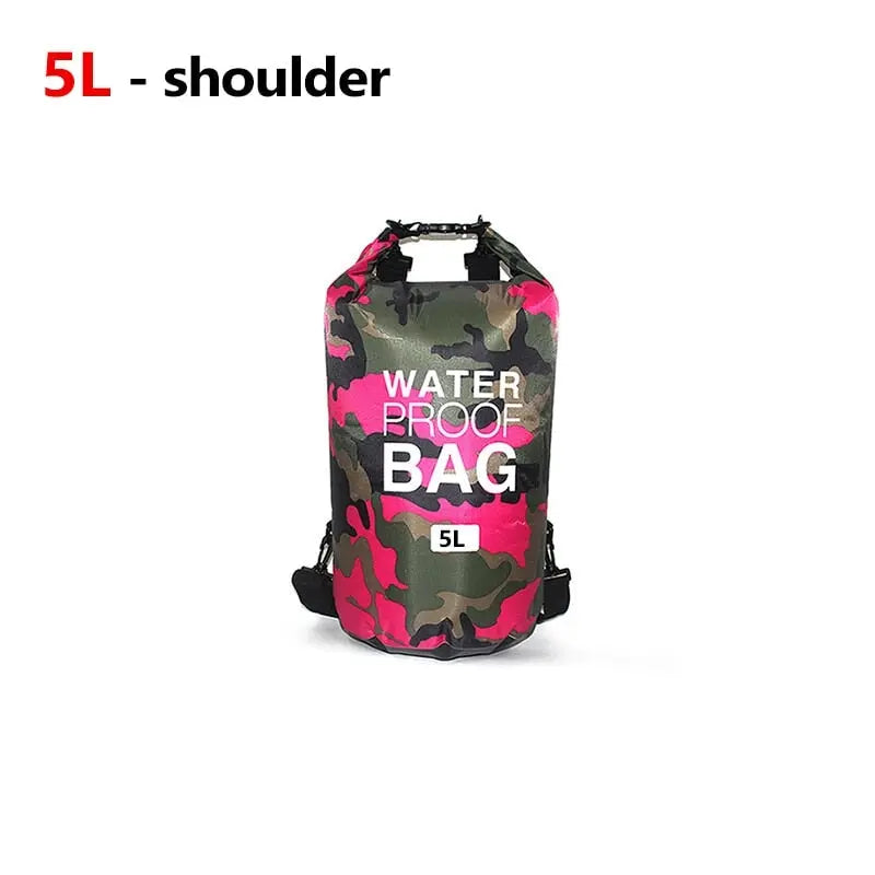 Wasserdichter Rucksack Beutel Camouflagefarben 5L 10L 15L 30L Rafting