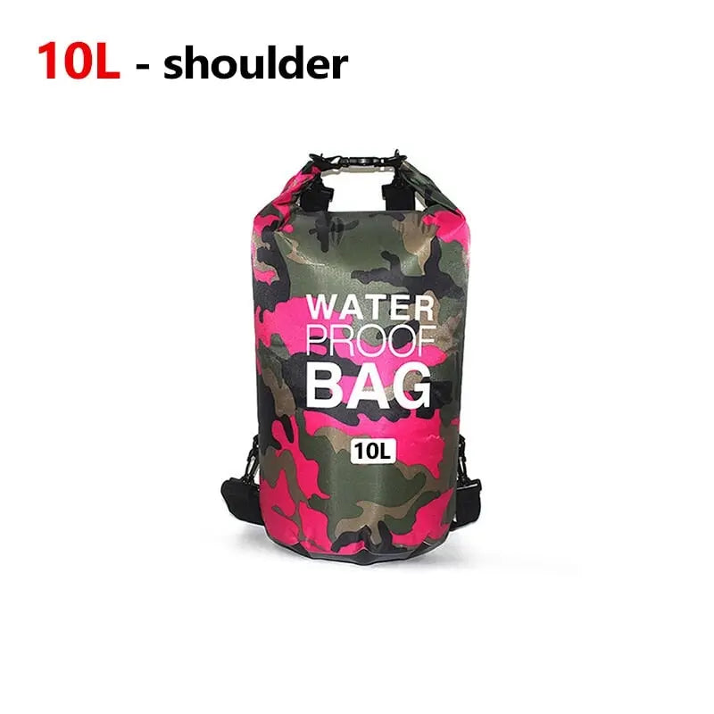 Wasserdichter Rucksack Beutel Camouflagefarben 5L 10L 15L 30L Rafting