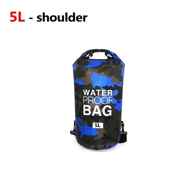 Wasserdichter Rucksack Beutel Camouflagefarben 5L 10L 15L 30L Rafting