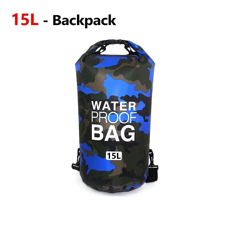 Wasserdichter Rucksack Beutel Camouflagefarben 5L 10L 15L 30L Rafting