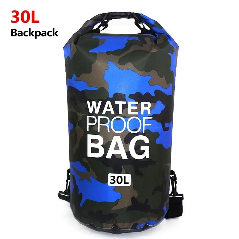 Wasserdichter Rucksack Beutel Camouflagefarben 5L 10L 15L 30L Rafting