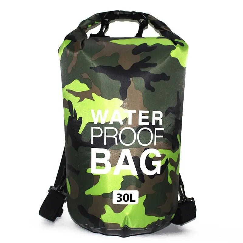 Wasserdichter Rucksack Beutel Camouflagefarben 5L 10L 15L 30L Rafting