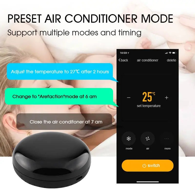 WiFi IR Remote Control IR Control Wi-Fi (2.4GHz) Enabled Infrared Universal Remote Control