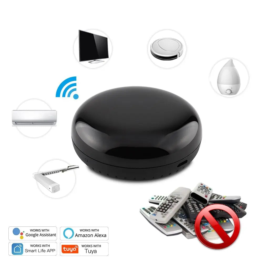 WiFi IR Remote Control IR Control Wi-Fi (2.4GHz) Enabled Infrared Universal Remote Control