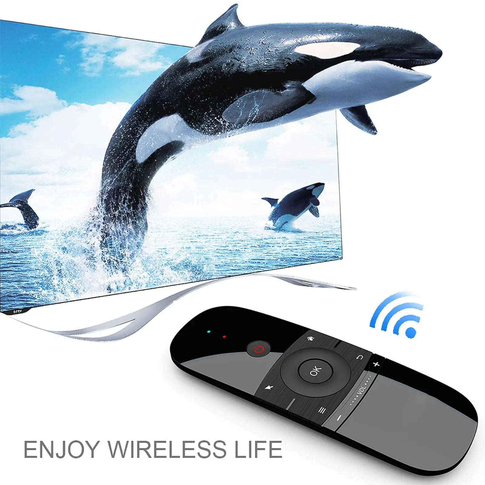 Wireless Keyboard Remote Control 2.4G IR Remote Control Motion for Smart TV Android TV box PC