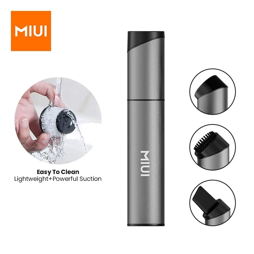 Xiaomi MIUI Mini Portable Vacuum Cleaner Cordless with 3 Suction Heads Desktop Keyboard & Car (USB)
