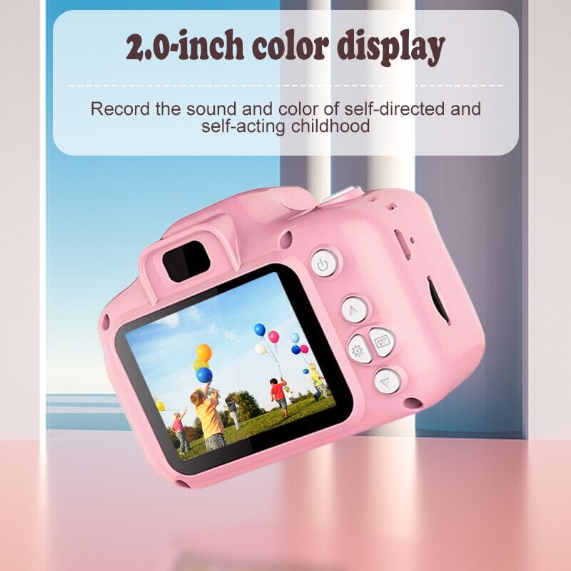 Eine Digitalkamera für Kinder mit Vierachfunktion (Fotos, Videos, Musik und Spiele) Digitalkamera Raffiniertedinge 