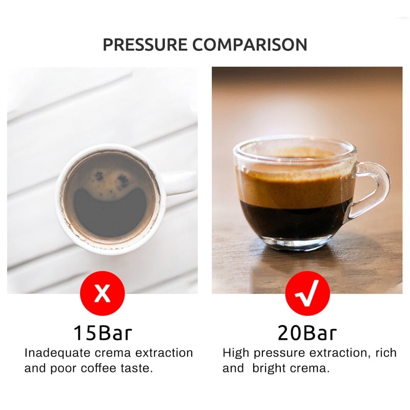 HiBREW H5 Kaffeekapselmaschine mit 20 bar Druck 1050 W Kaffee Maschine Raffiniertedinge 