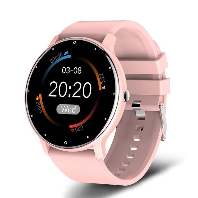Smartwatch Uhr Herz Rate Blutdruck Multifunktionale Sportuhr Männer Frauen Wasserdicht Smartwatch Raffiniertedinge pink ca. 5 - 8 Werktage 