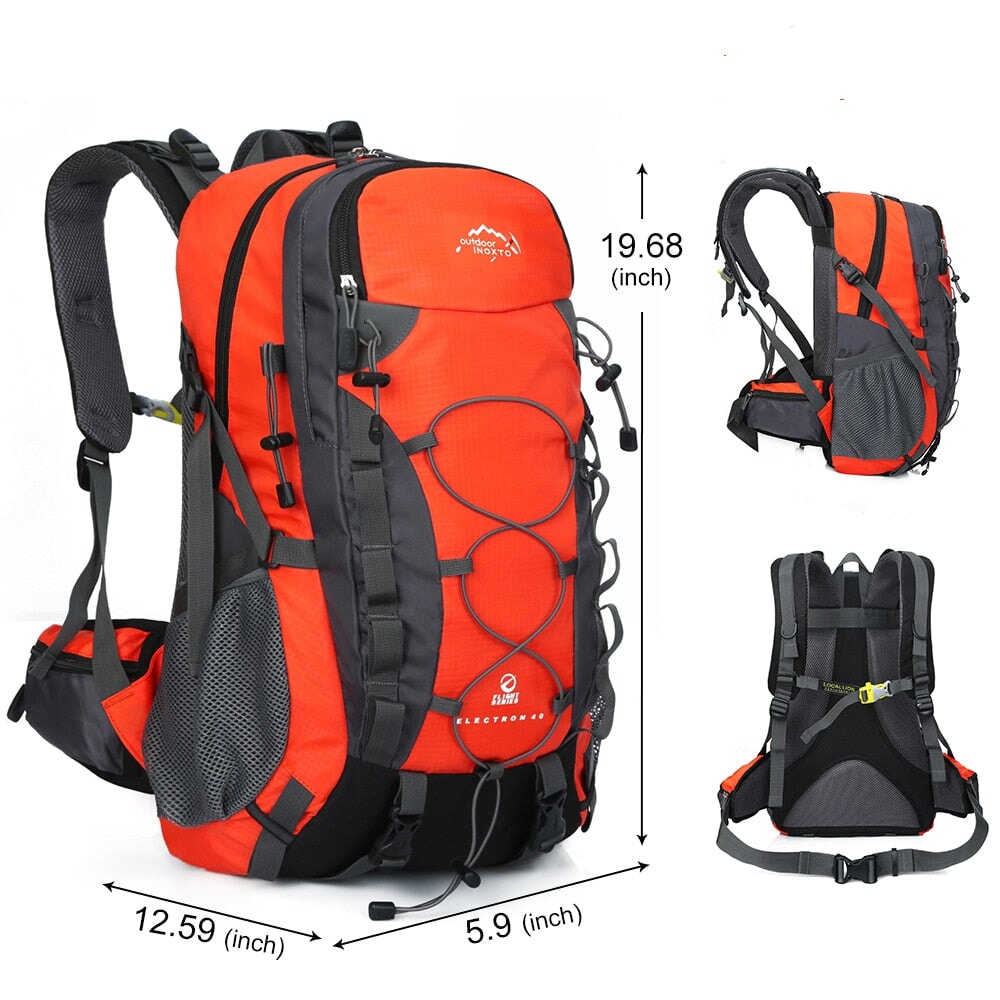 Wanderrucksack wasserdicht, Trekking robust 35-40-Liter Volumen, Reiserucksack, auch geeignet fürs Bergsteigen, Wandern und Camping Wanderrucksack wasserdicht Raffiniertedinge 