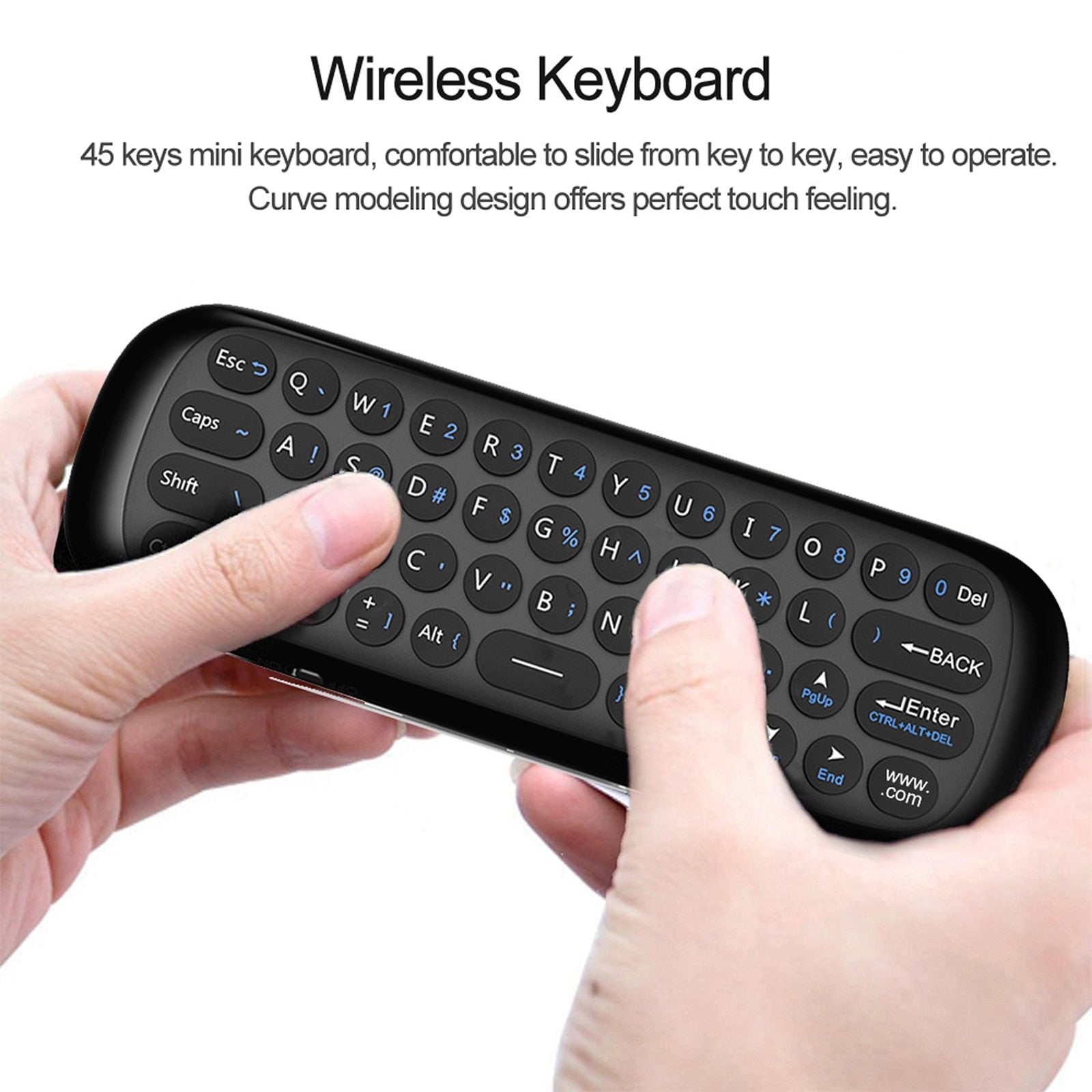 Wechip W1 Air Mouse 2.4G Wireless Keyboard Remote Control IR Remote Learning 6-Axis Motion Sense for Smart TV Android TV Box PC 0 Raffiniertedinge 
