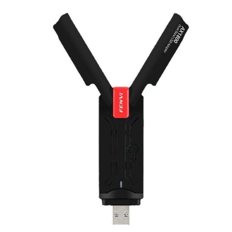 WiFi 6 USB Adapter Dual Band AX1800 2.4G/5GHz Wireless Wi-Fi Dongle Lan Receiver Netzwerkkarte Raffiniertedinge ca. 8 - 10 Werktage 